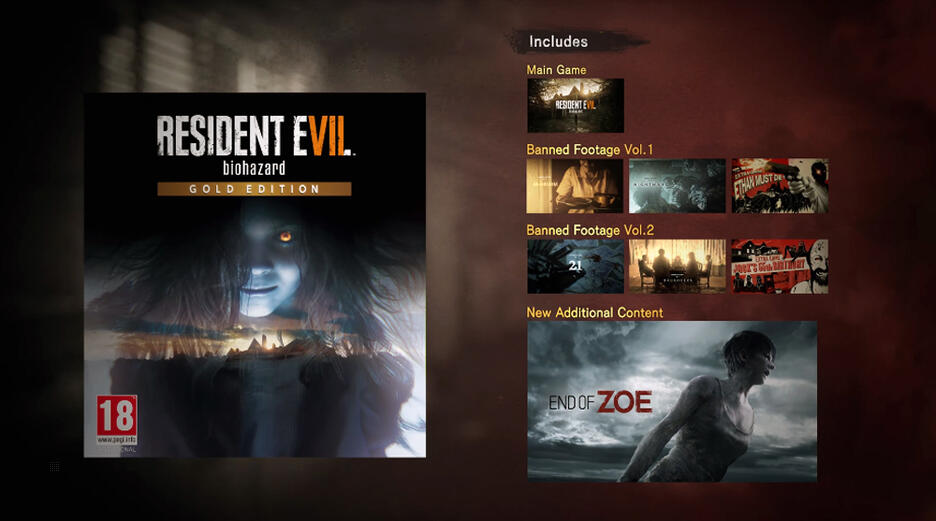 Resident Evil Vii (7) Biohazard Gold Edition PS4 UK Resident Evil Vii (7) Biohazard Gold Edition PS4 UK